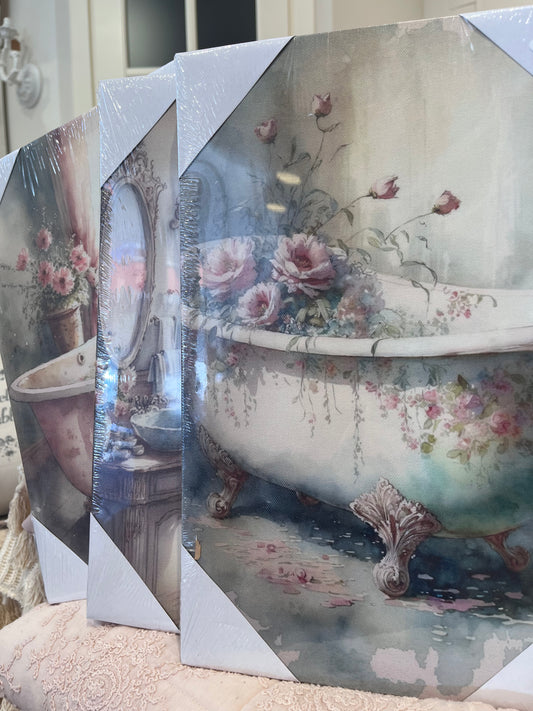 Nuvole di Stoffa - Quadro vasca da bagno