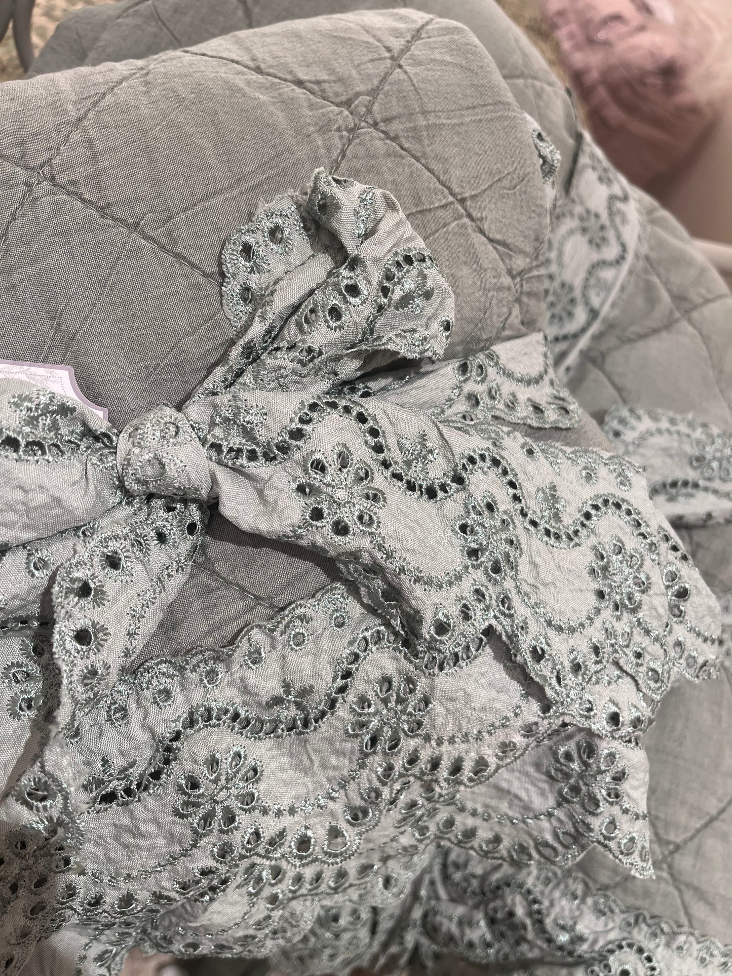 BLANC MARICLÒ - Trapunta Pizzo Collection + copriguanciali