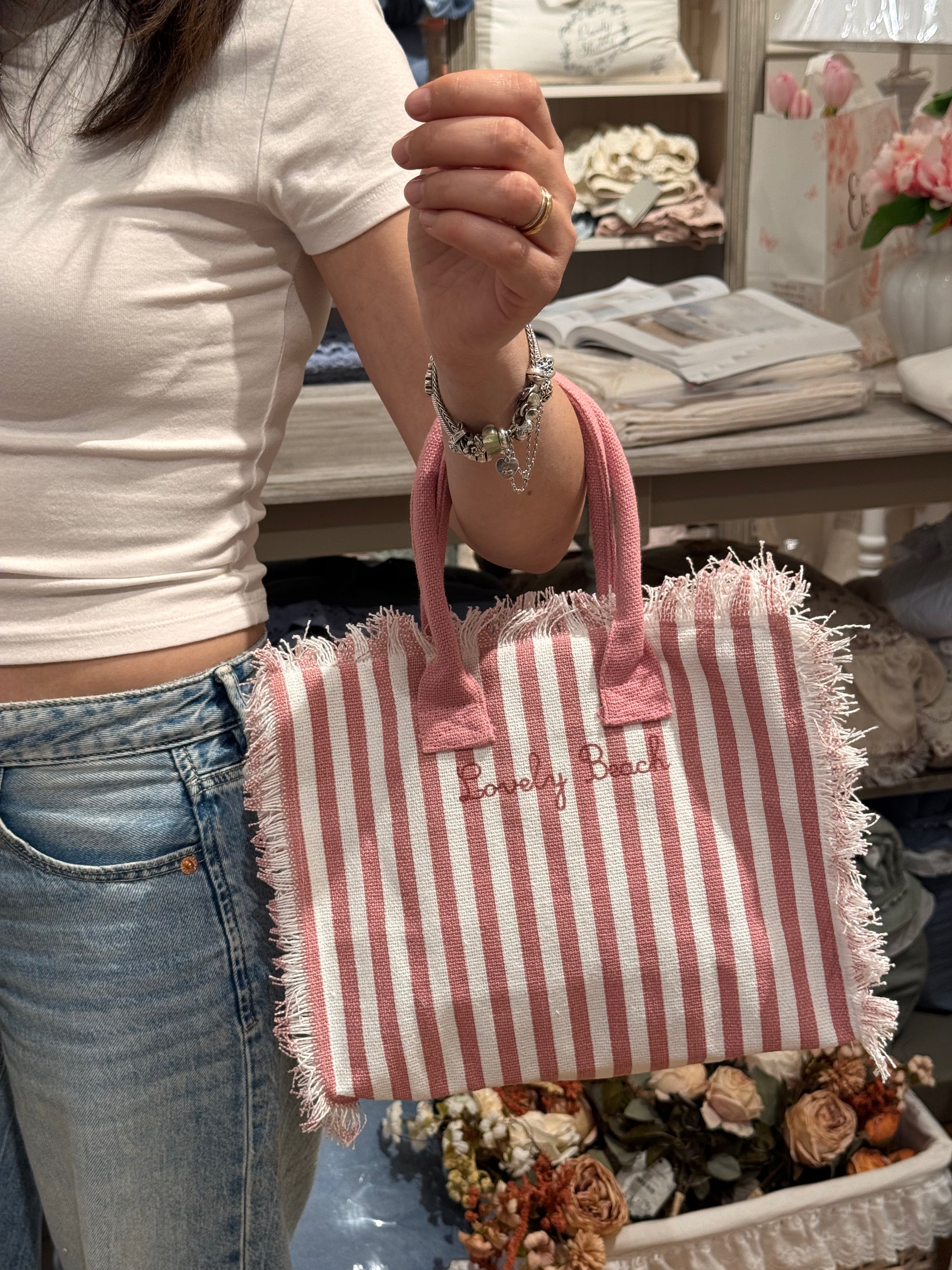 LOVELY SHABBY/BEACH- Borsa Mare piccola Handbag (borsa a mano)