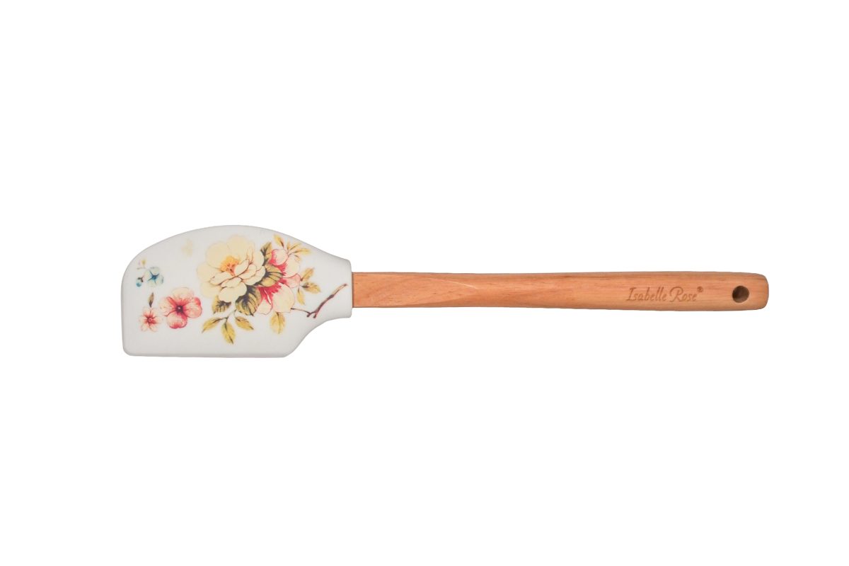 Isabelle Rose - Spatola in silicone bianca English Garden 32cm
