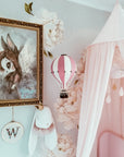 Super Balloon Mongolfiera S/M  colore white/powder pink