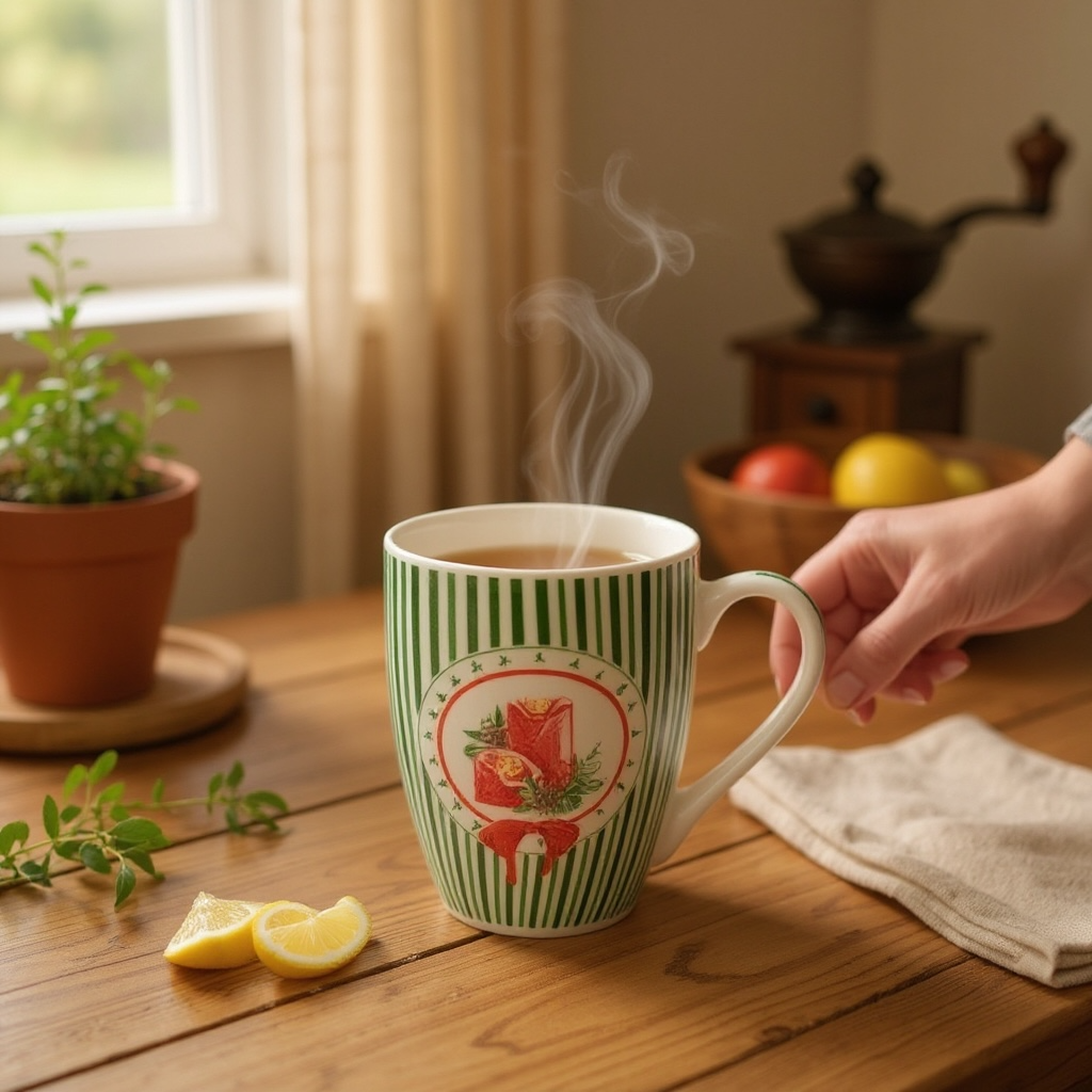 MUG TAZZA IDEA REGALO NUVOLE DI STOFFA CON BOX REGALO