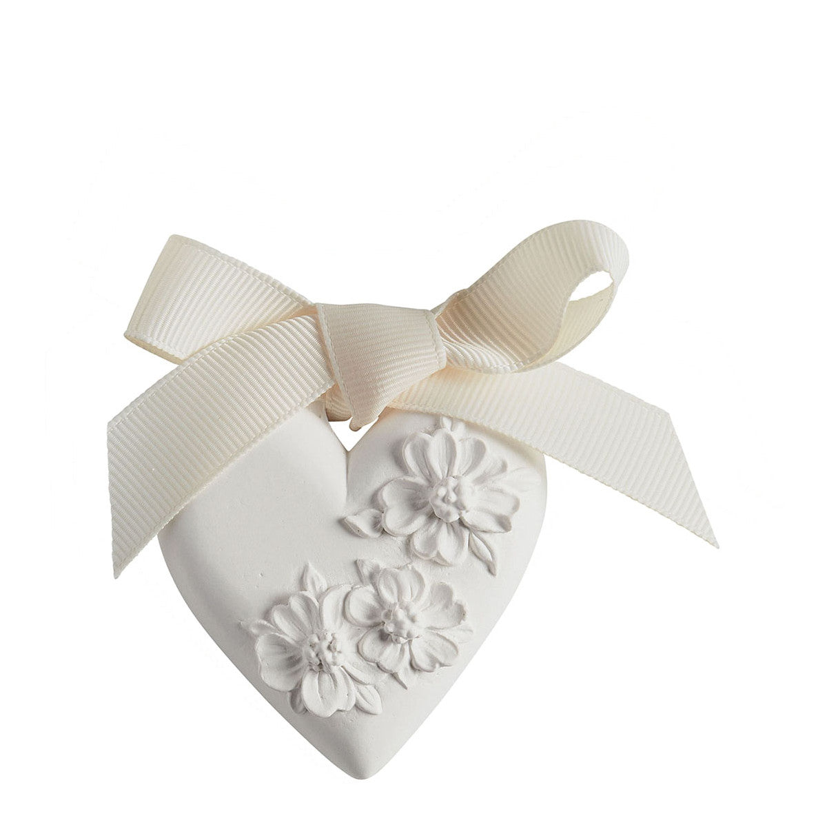Decorazione cuore profumato Mathilde M in gesso fragranza Bois de Cachemire. Ideale per armadi e cassetti, diffonde un delicato profumo floreale a Manfredonia
