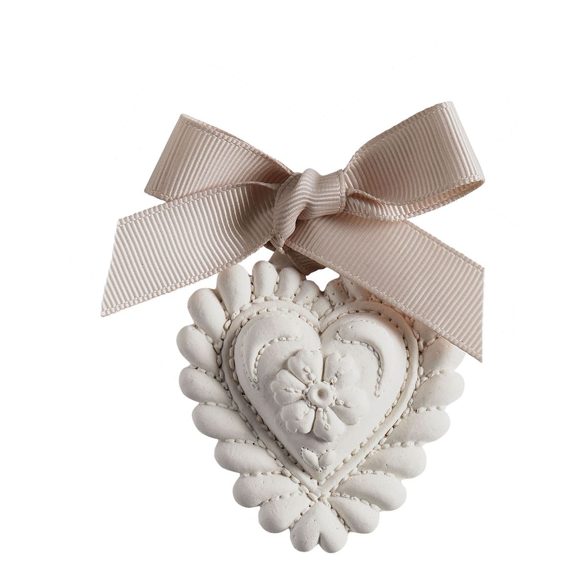 Decorazione in gesso cuore Mathilde M, profumabile con fragranza per ambienti. Ideale per armadi, cassetti e valigie, diffonde un profumo delicato a Manfredonia