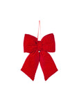 Nuvole di Stoffa - Fiocco Rosso Velluto Glitter