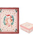 PLAID OMINO PAN DI ZENZERO DELICIUS CHRISTMAS NUVOLE DI STOFFA IDEA REGALO, COPERTA CALDA E AVVOLGENTE CON SCATOLA REGALO