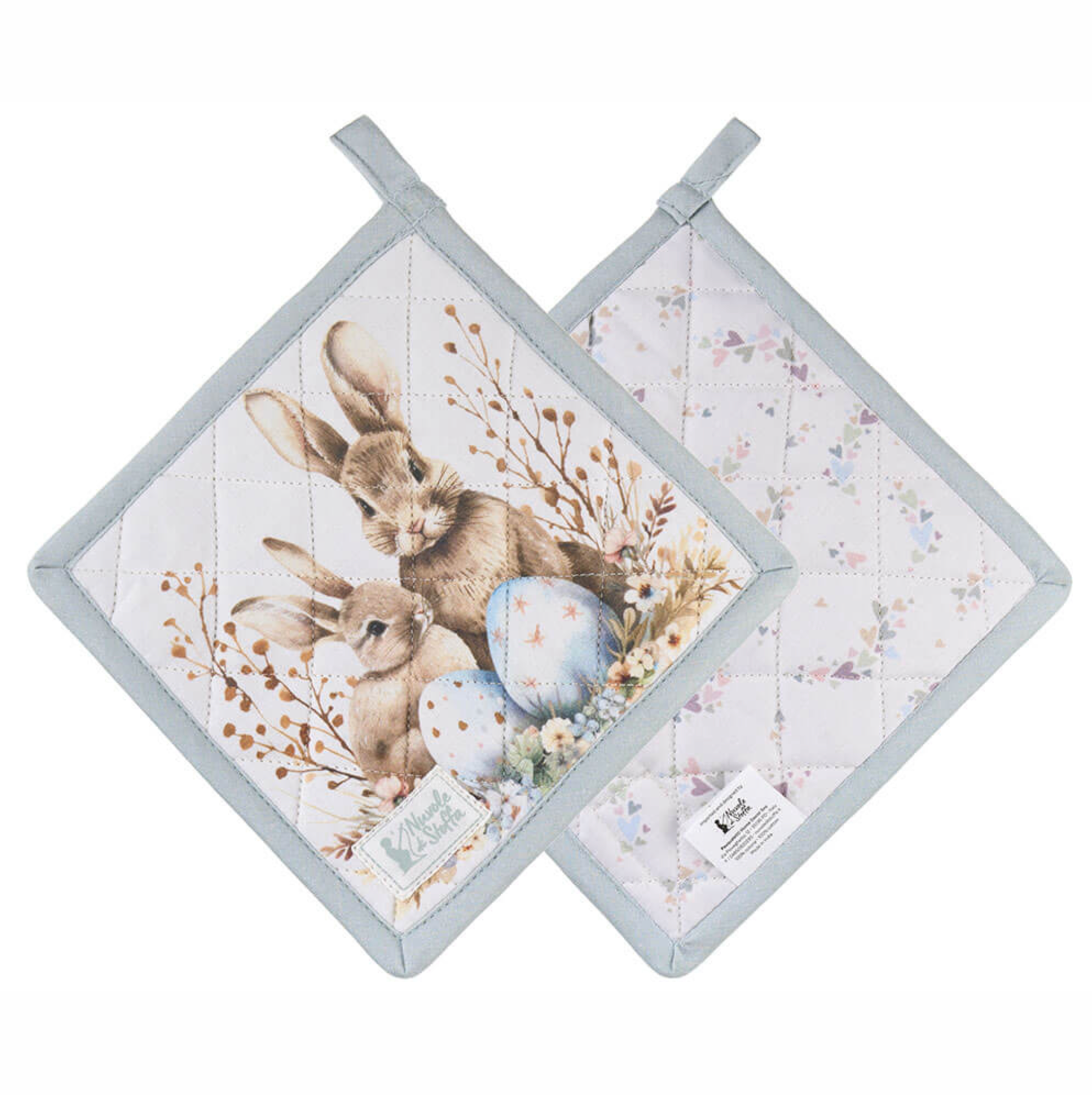 Presina Rabbit Pepen assortita Nuvole di Stoffa, cucina Shabby chic, pasqua, conigli, uova, cotone, a Manfredonia Foggia

