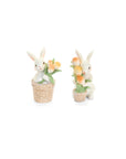 Nuvole di Stoffa - Decoro resina coniglio Tulipani assortito