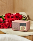 RADIO VINTAGE BLUETOOTH ROSA PICCOLA 