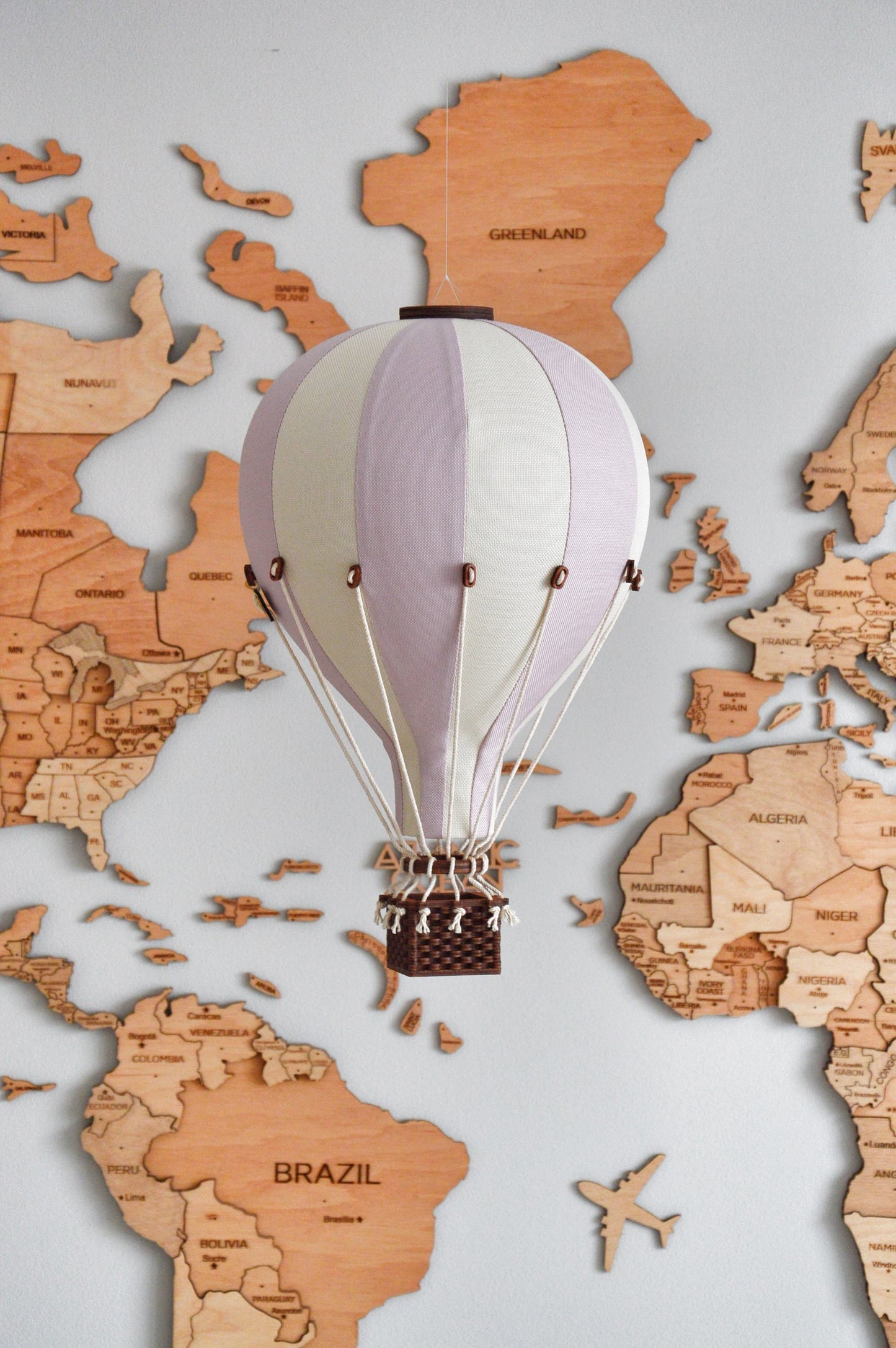 Super Balloon Mongolfiera S/M colore Beige/Lilac
