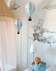 Super Balloon Mongolfiera S/M/L colore white/light blue