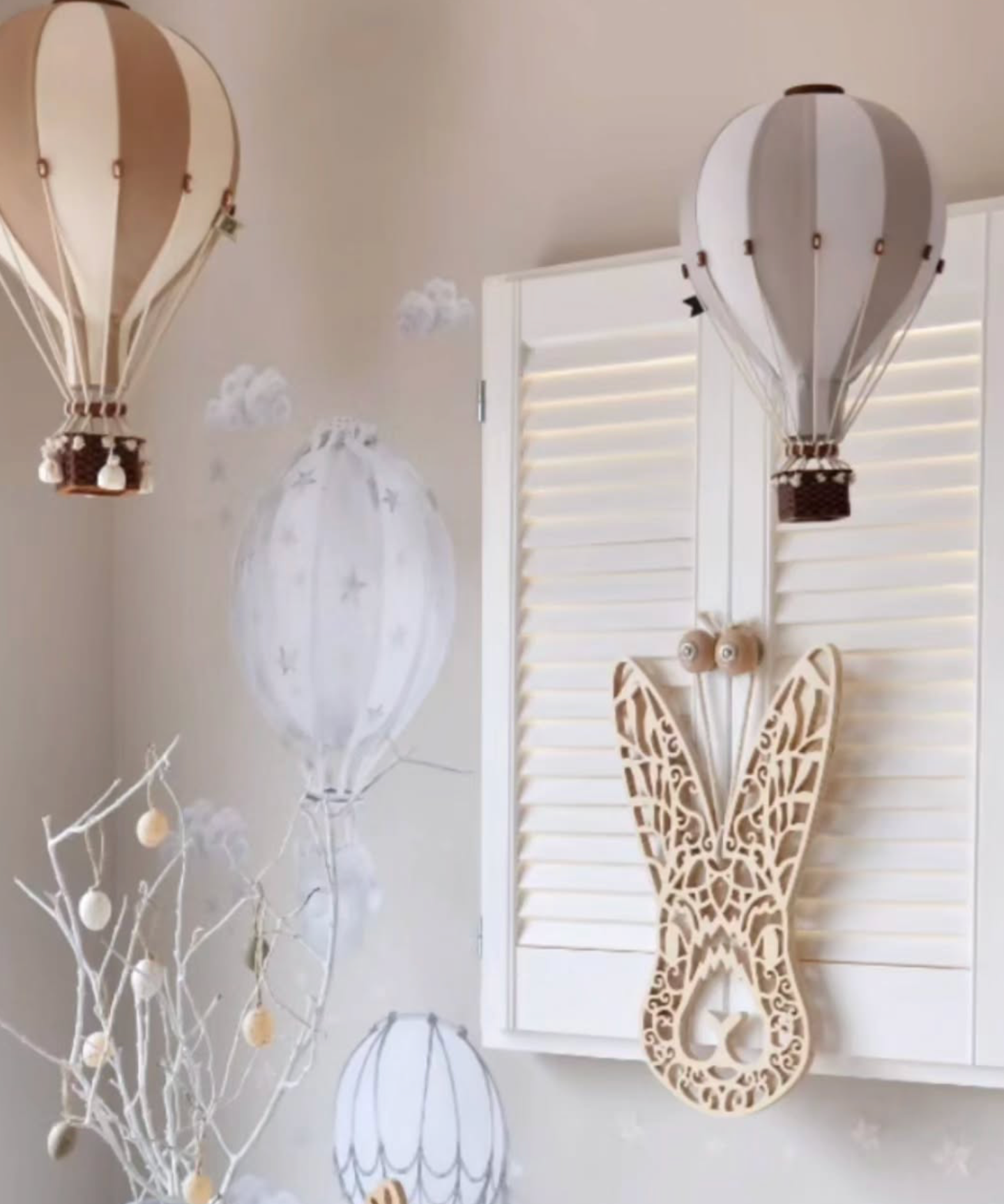 Super Balloon Mongolfiera S/M colore light brown, creamy "gold"