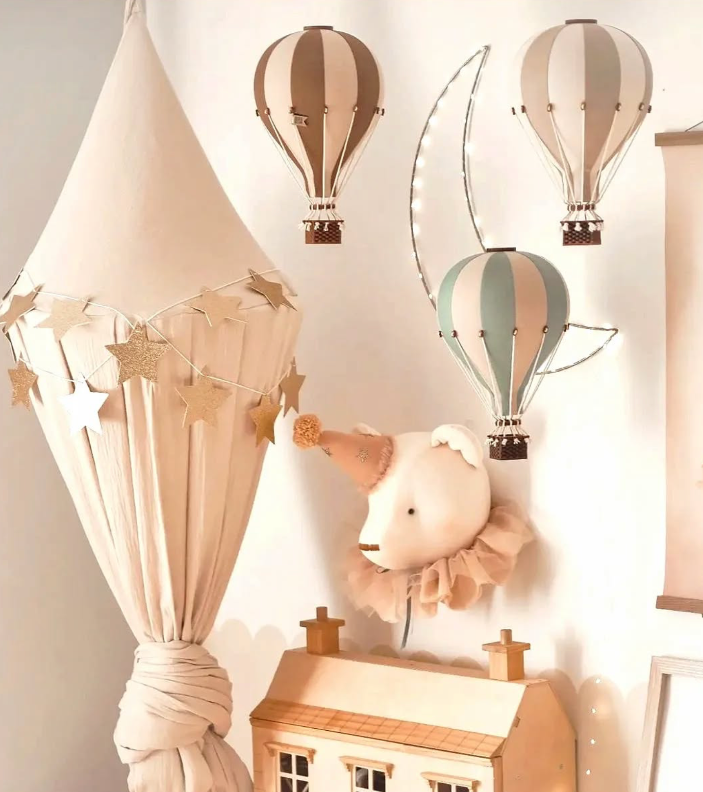 Super Balloon Mongolfiera S/M colore light brown/dark brown
