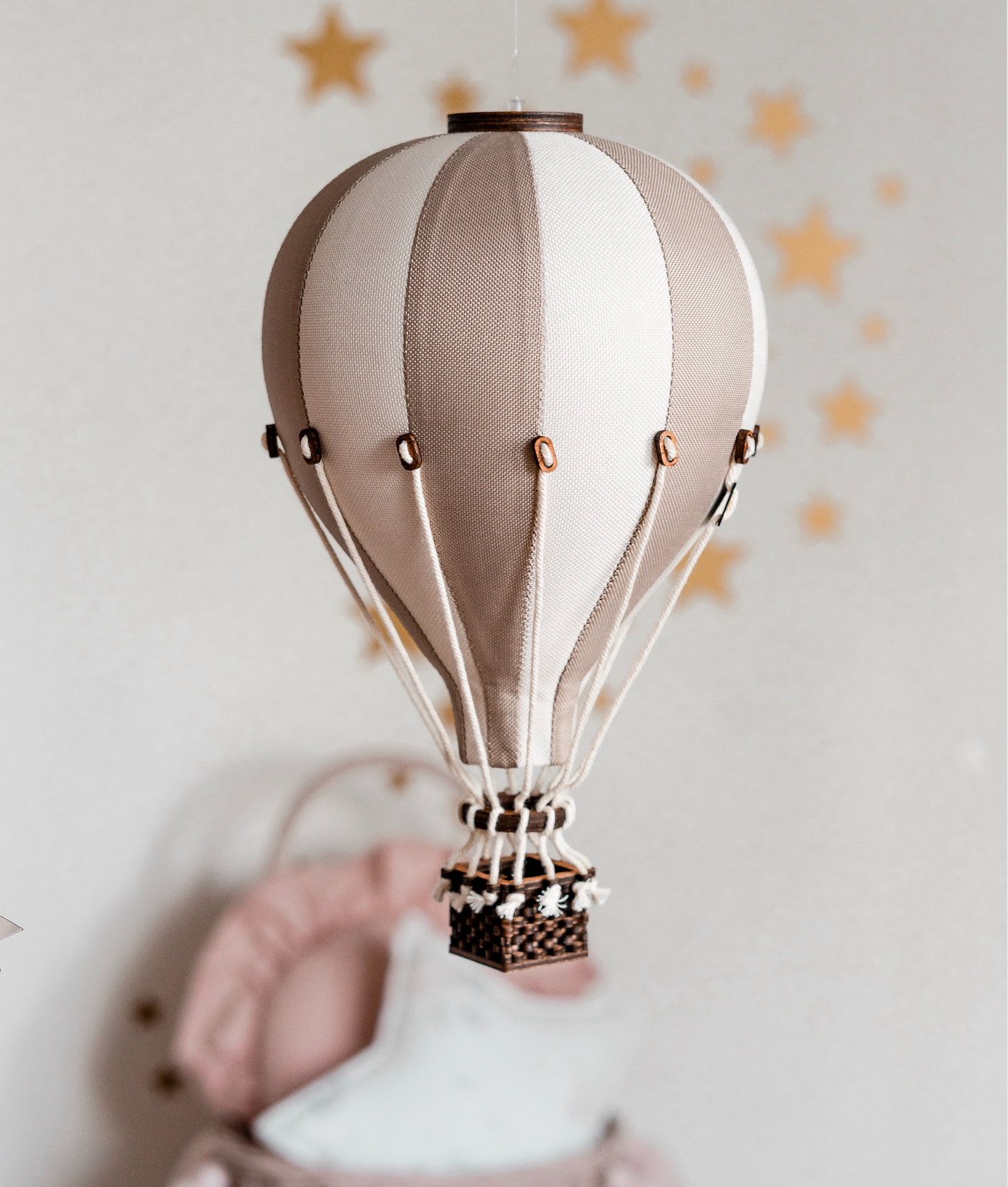 Super Balloon Mongolfiera S/M colore light brown, creamy "gold"