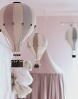 Super Balloon Mongolfiera S/M/L colore beige/mint grey/lilac