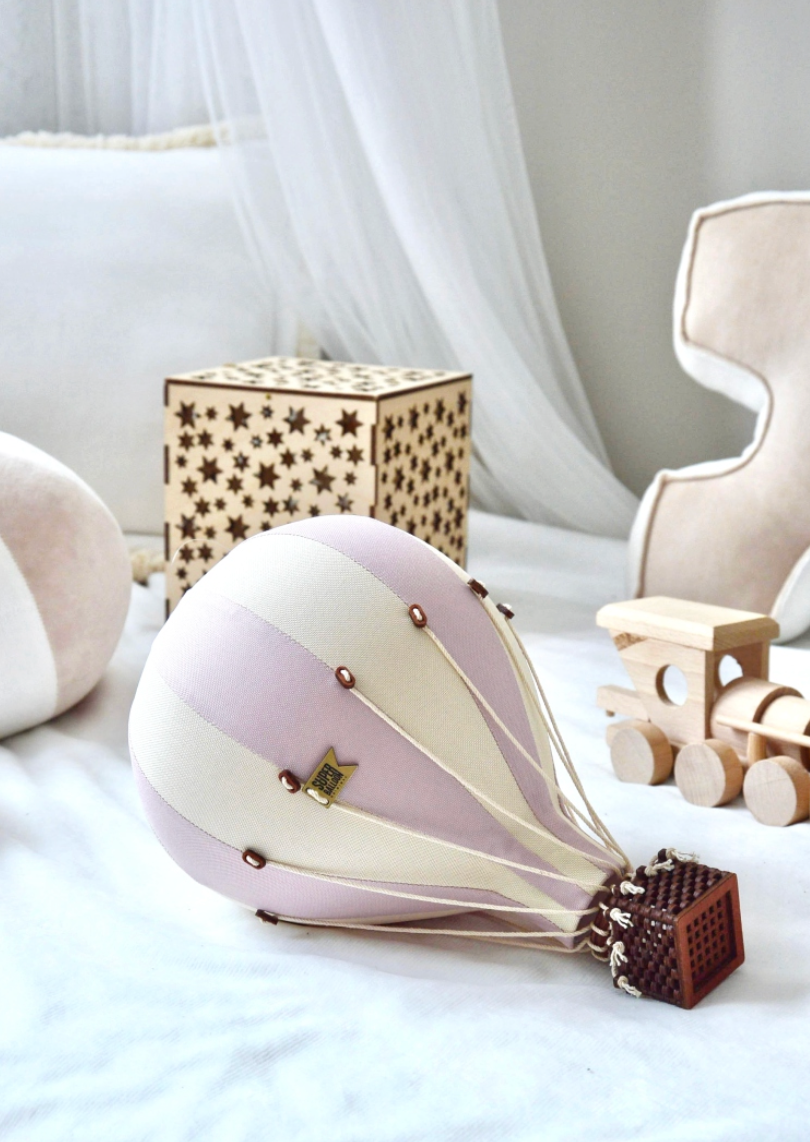 Super Balloon Mongolfiera S/M colore Beige/Lilac