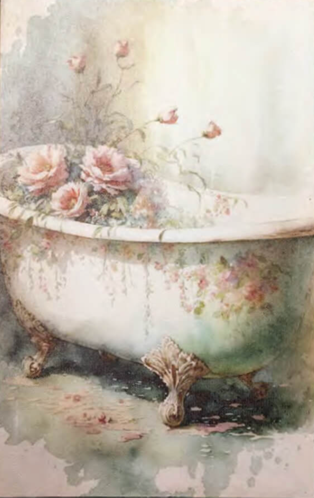 Nuvole di Stoffa - Quadro vasca da bagno