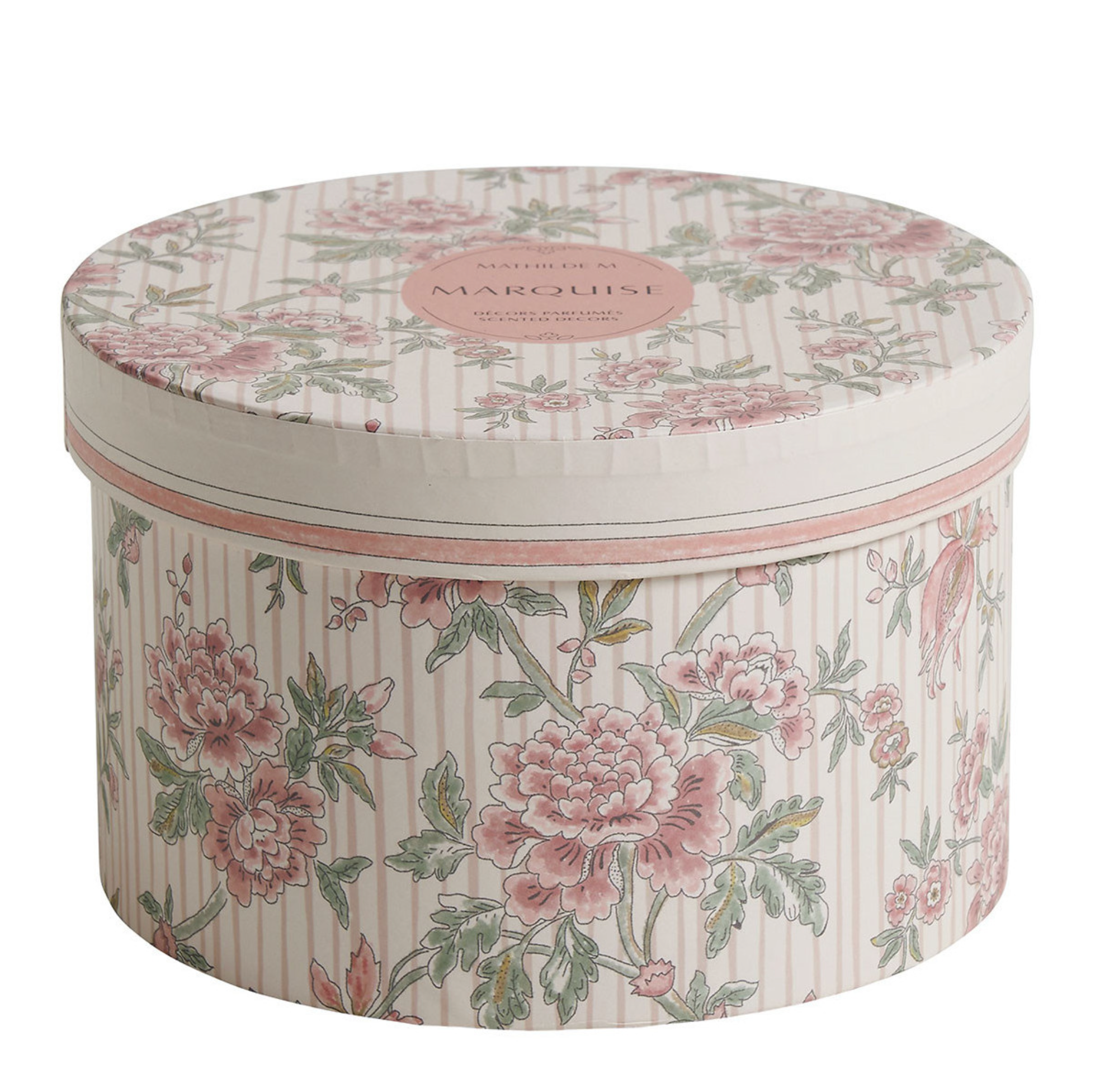 MATHILDE M. Cofanetto con 5 decori profumati in gesso Marquise