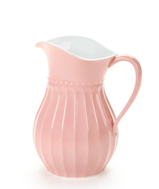 Nuvole di Stoffa- Brocca Stoneware rosa Wendy