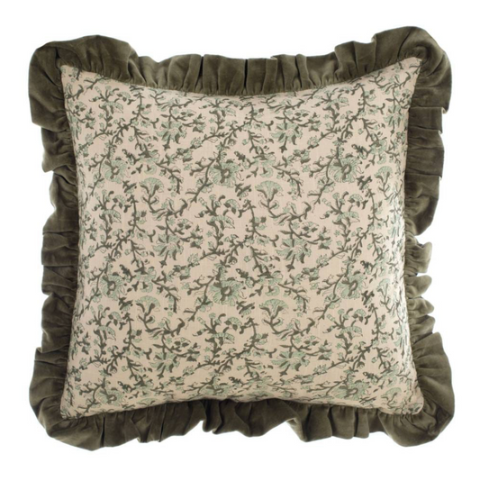 BLANC MARICLÒ -Cuscino Petali di Velluto