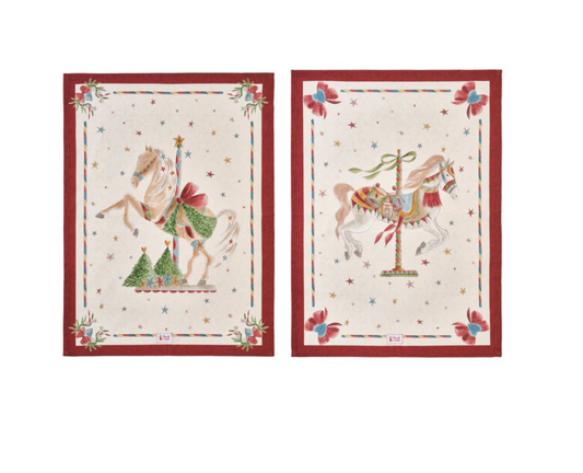 Nuvole di Stoffa - Strofinaccio La giostra di Amelie