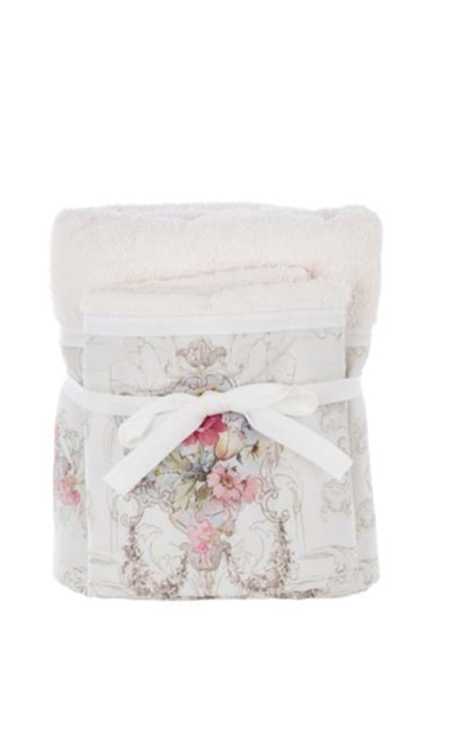 BLANC MARICLÒ- Coppia asciugamani in spugna assortita Coco