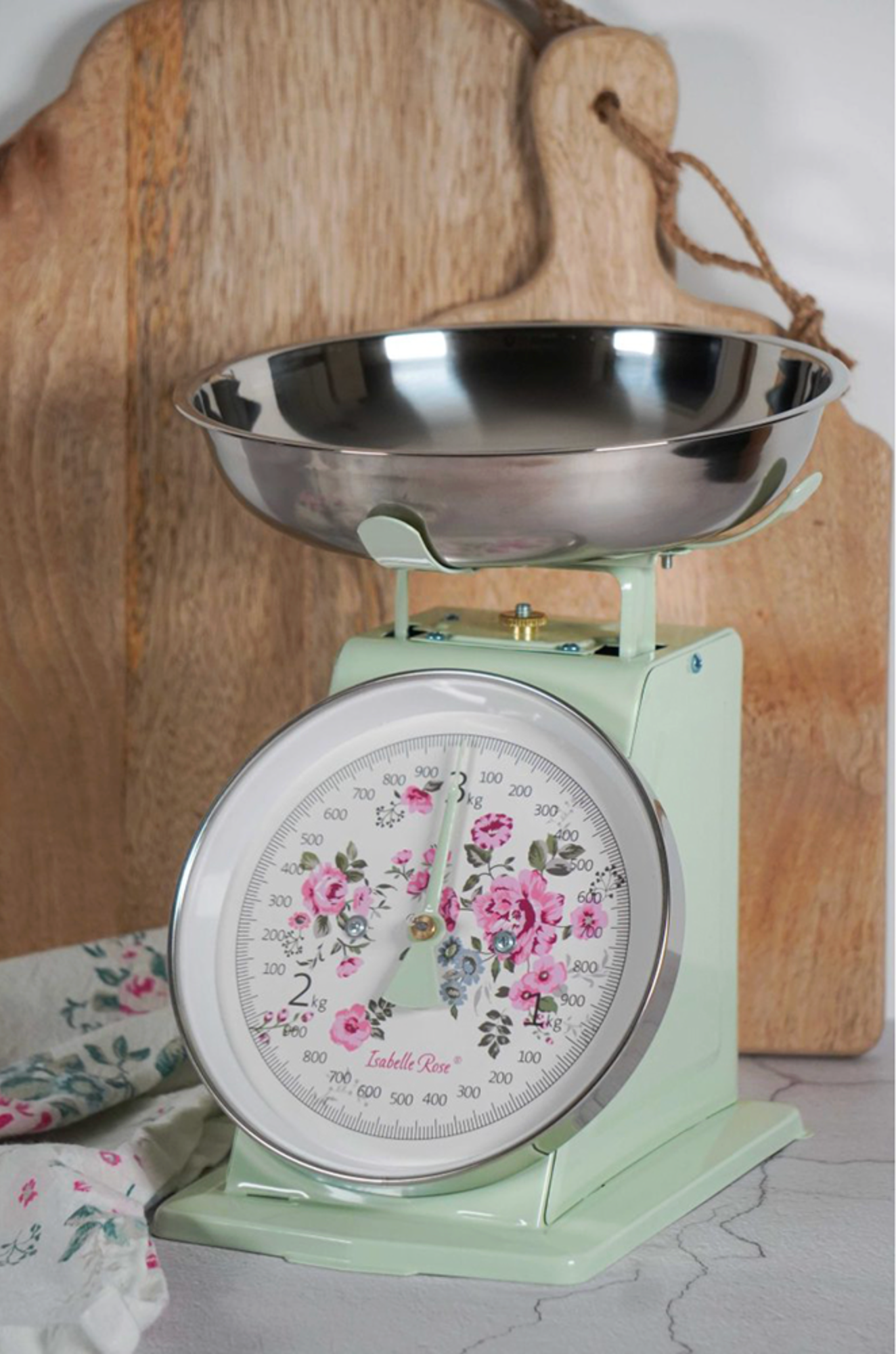 Isabelle Rose - Bilancia da cucina Retrò Lisa Verde