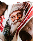 Nuvole di Stoffa - PLAID CHRISTMAS CON SCATOLA REGALO 3 VARIANTI