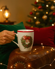 TAZZA MUG IDEA REGALO NUVOLE DI STOFFA GHIRLANDA NATALE
