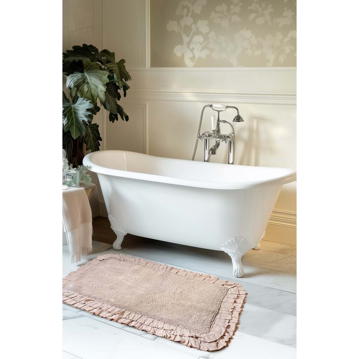 BLANC MARICLÒ Tappeto Bagno Chiaro