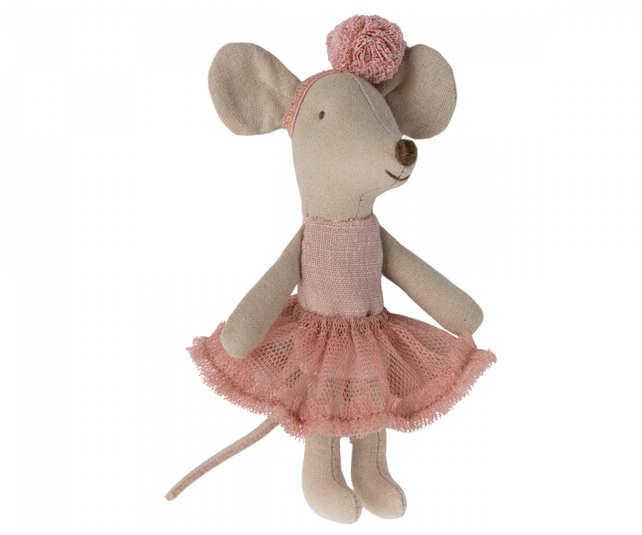 Maileg Topo Ballerina, Sorellina tutù rosa