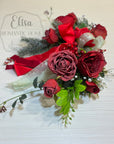 Tralcio Fiori Rosso linea "Natale"