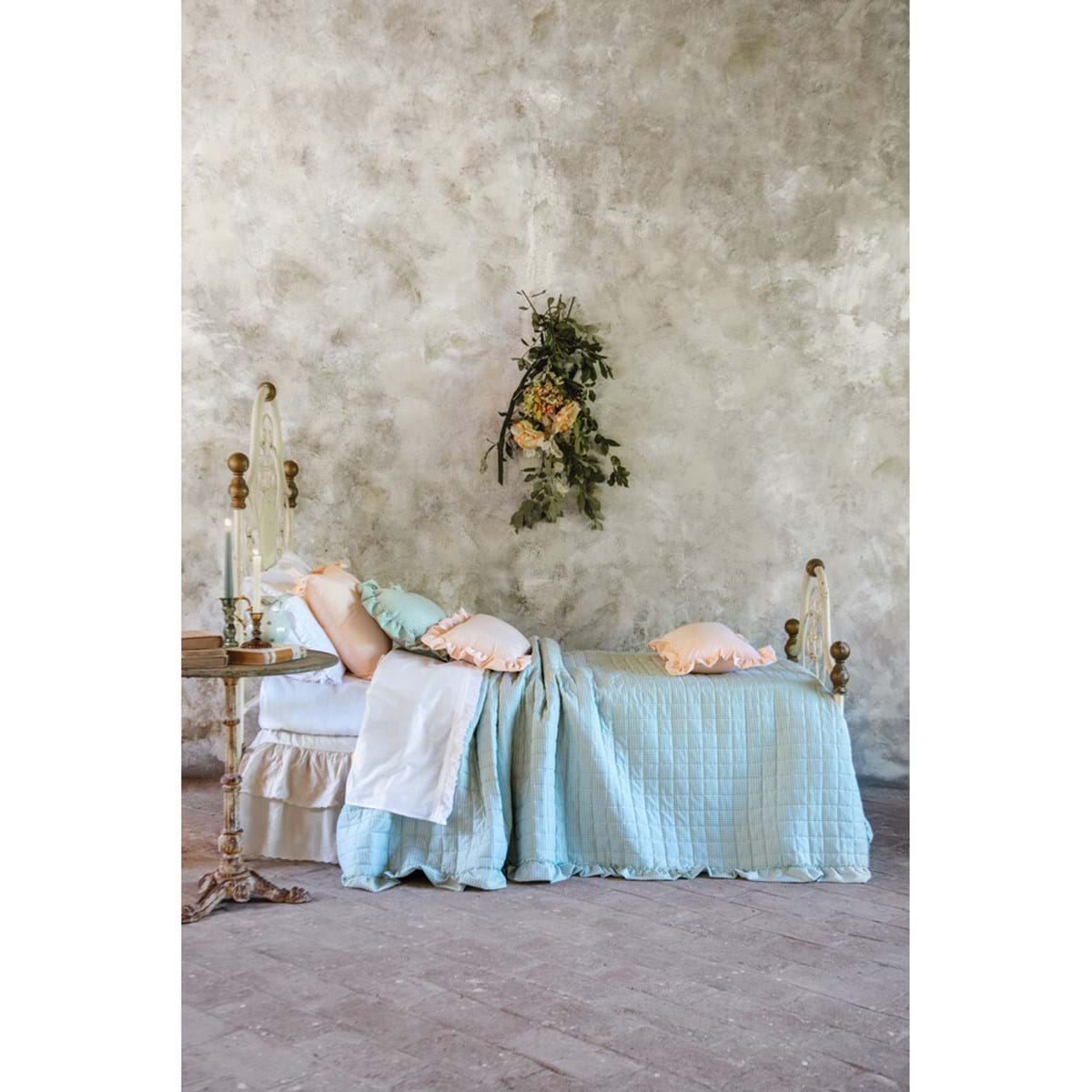 trapunta Blanc Mariclò, sogno vichy con gala, shabby chic, romantica, a manfredonia foggia