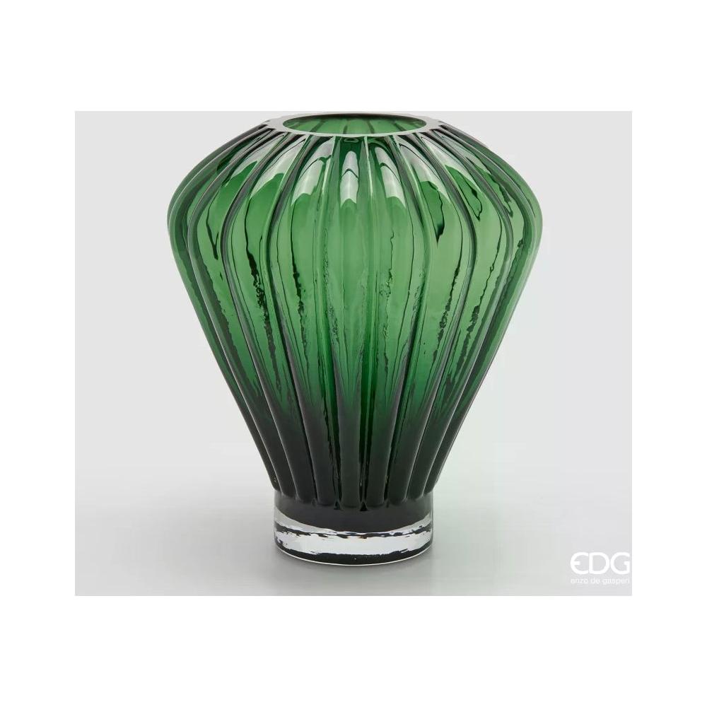 Scopri il Vaso EDG Diamante verde, Vetro sfaccettato. Design moderno e lussuoso, elegante e fine, da Elisaromantichome a Manfredonia Foggia, acquista ora!
