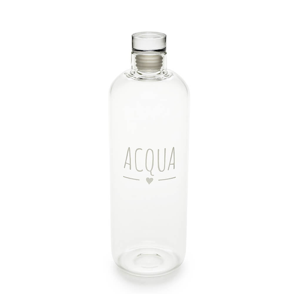 Nuvole di Stoffa - Bottiglia in vetro My Home "Acqua"