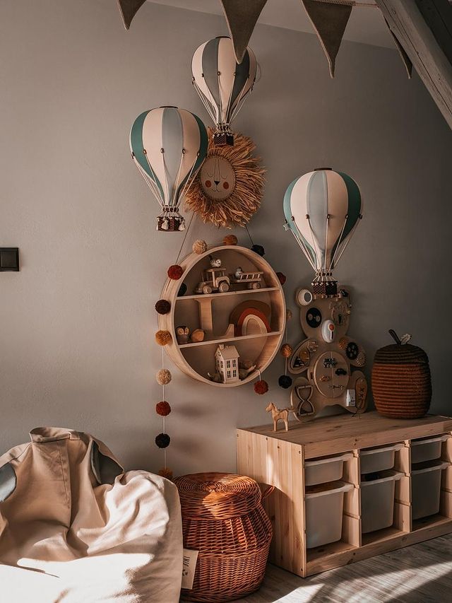 Super Balloon Mongolfiera S/M colore light brown/dark brown