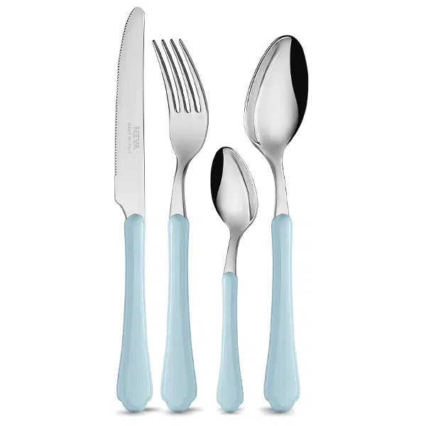 Neva Posateria - Romantica Azzurro polveroso set 24 pezzi