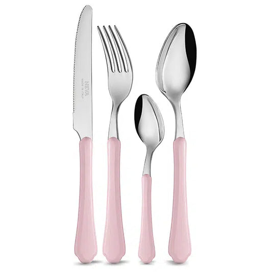Neva Posateria - Romantica Rosa polveroso set 24 pezzi