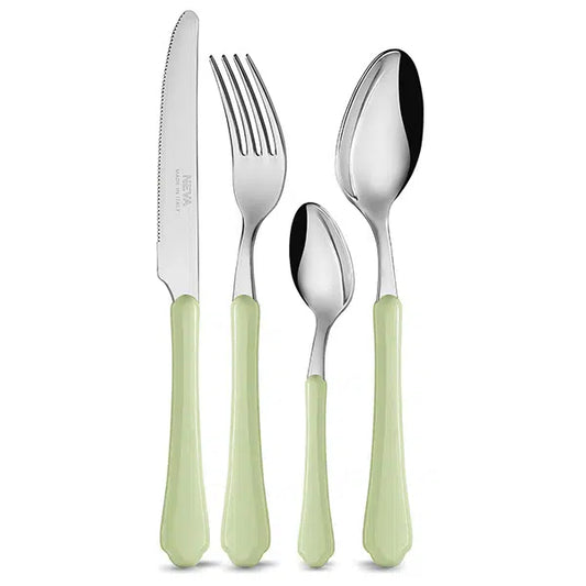 Neva Posateria - Romantica Verde polveroso set 24 pezzi