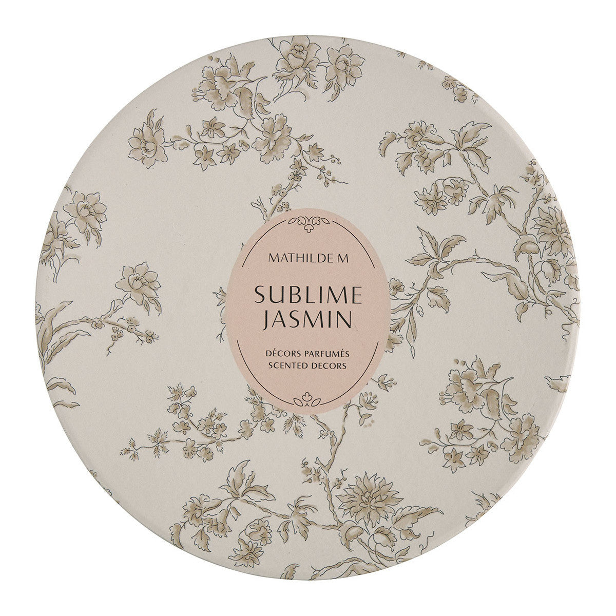 MATHILDE M. Cofanetto con 5 decori profumati in gesso Sublime Jasmine