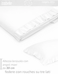 lenzuola bianche con gala lovley shabby