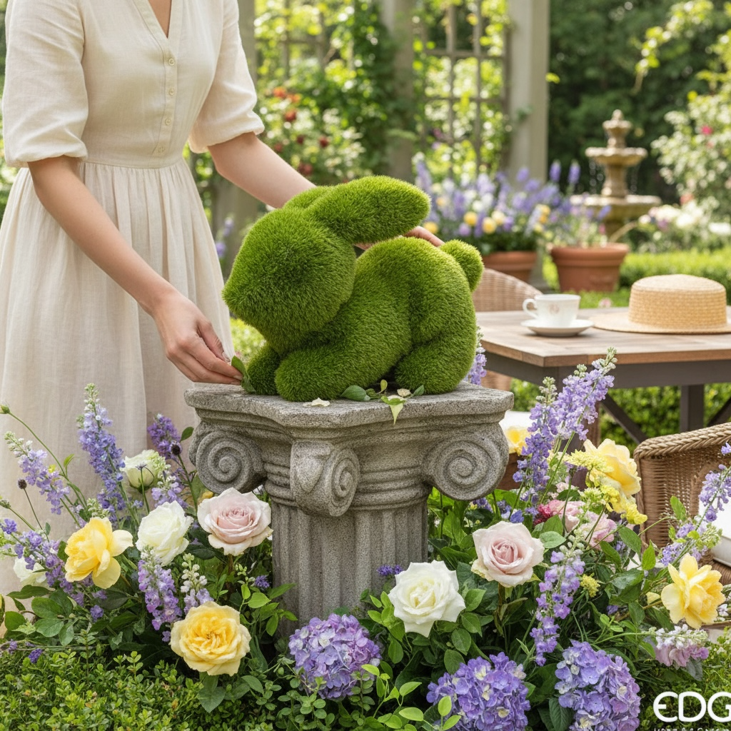 coniglio EDG erba per giardino 