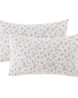 BLANC MARICLÒ - TRAPUNTA MATRIMONIALE FANTASIA HIVER FLEURI 330GSM CON COPRIGUANCIALI