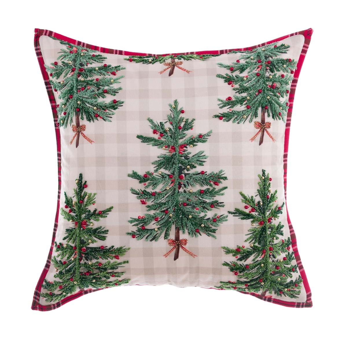 cuscino natale abeti blanc mariclò
