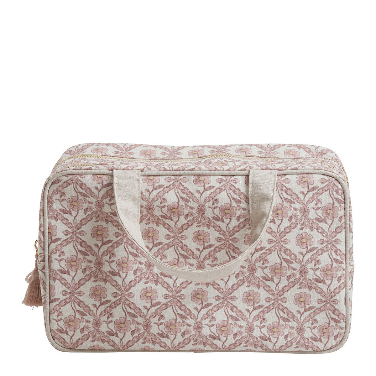 MATHILDE M. Grande beauty case doppio Entelacs Fleuri