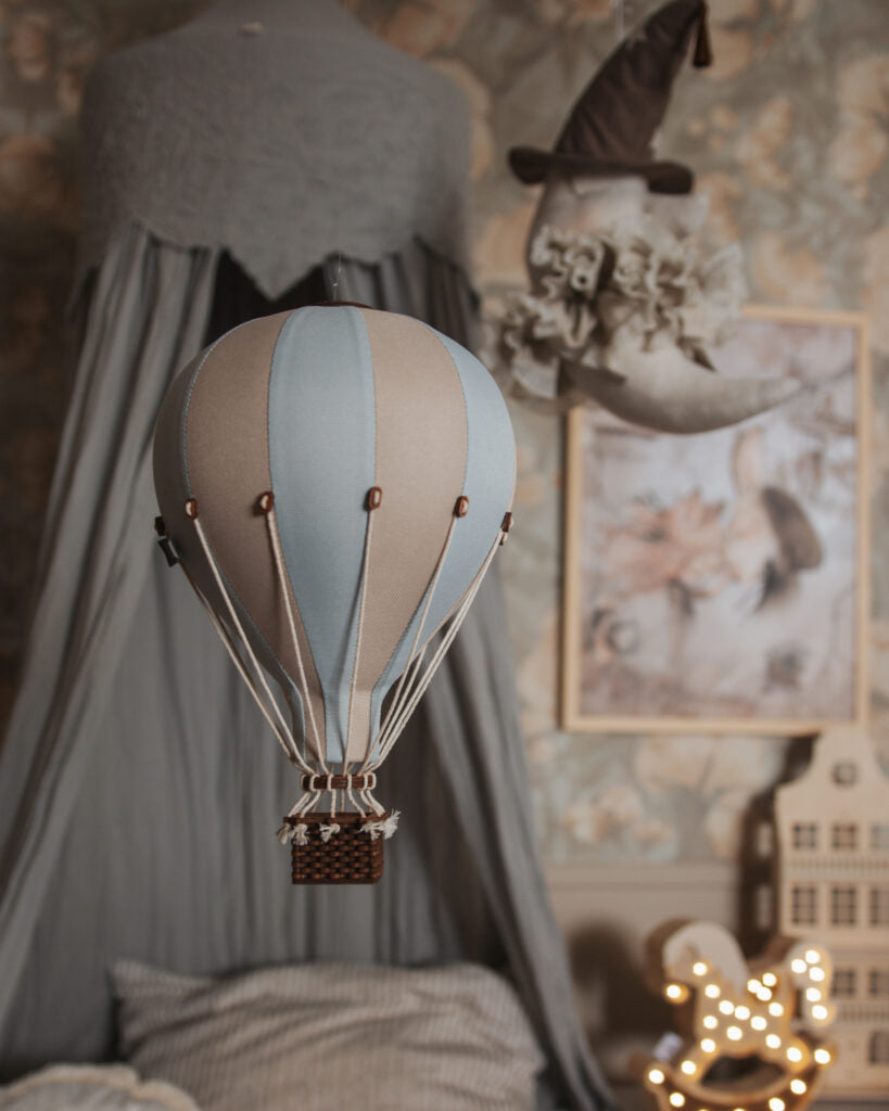 Super Balloon Mongolfiera S/M colore Beige/light blue