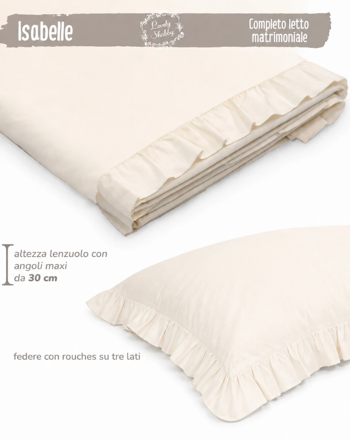 competo letto avorio gala