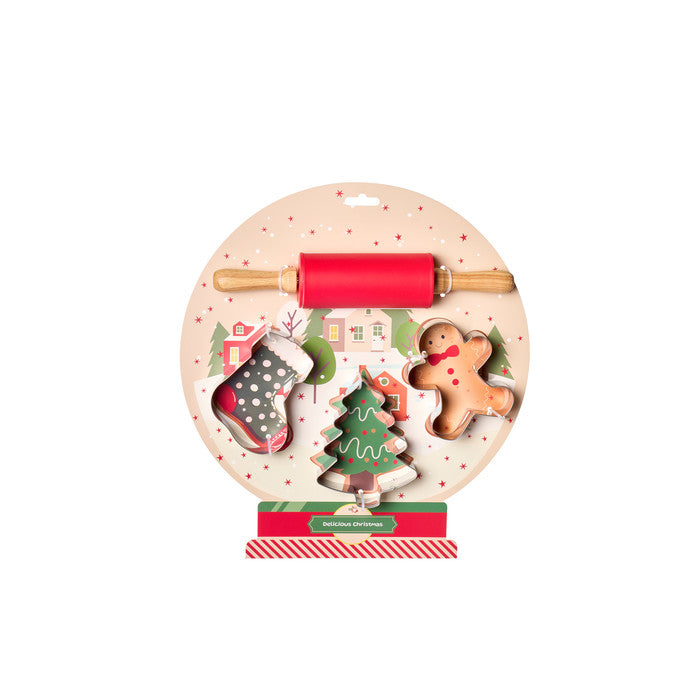stampini più mattarello delicius christmas nuvole di stoffa natale idea regalo cucina dolci