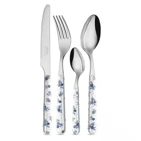 Neva Posateria - Roses Blu set 24 pezzi