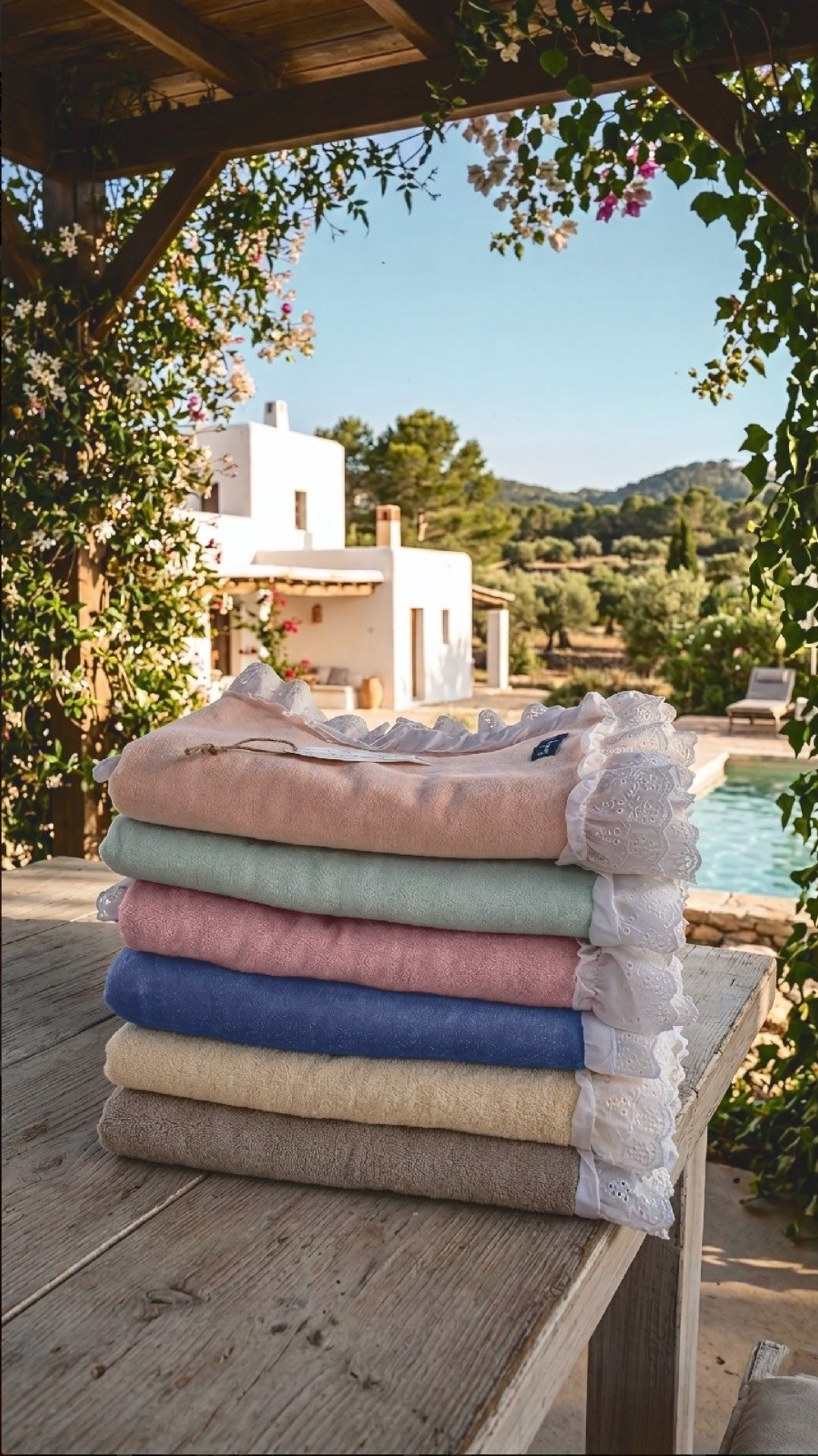 telo con gala sangallo di lovely beach shabby 
